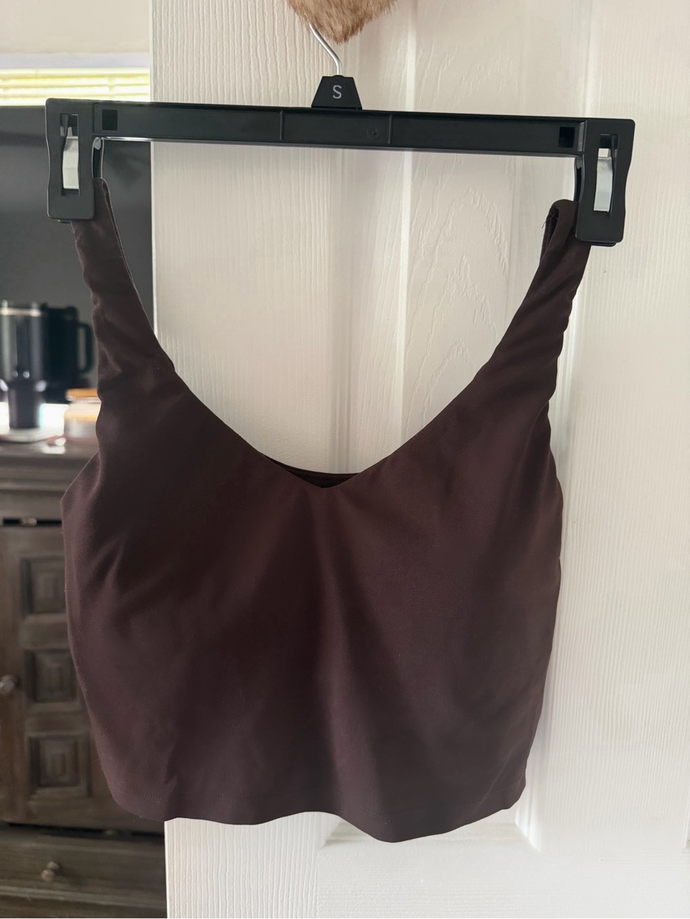 aerie Brown Seamless Cropped Tank Top